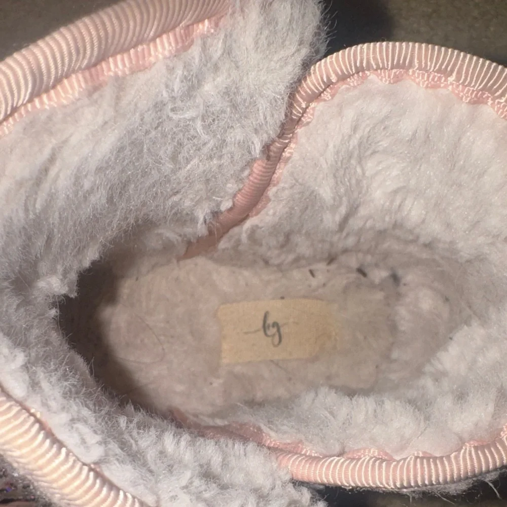 Love & Grow Sparkly Pink Kids Boots 10